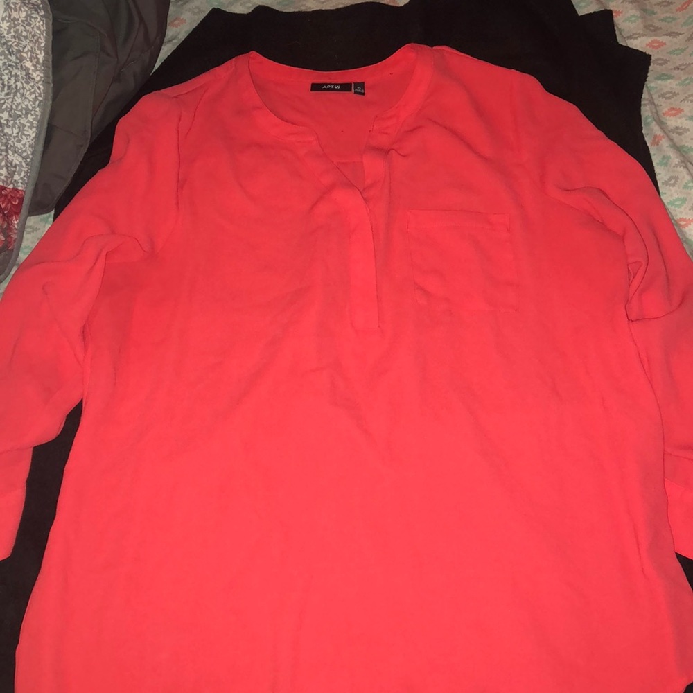 Salmon blouse